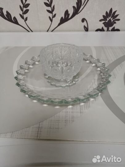 Хрустальный набор из двух предметов