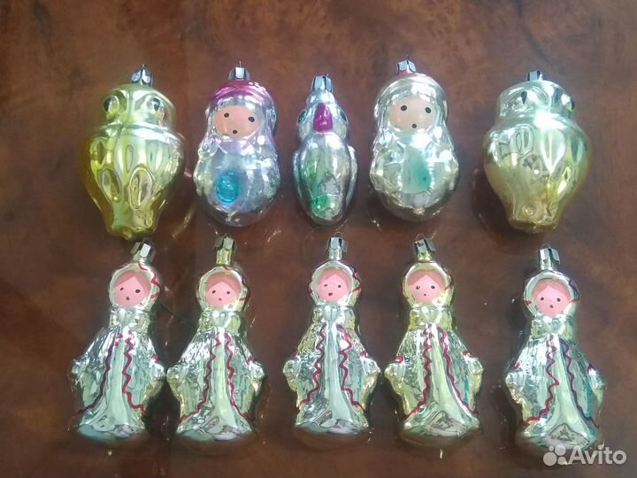 Ёлочные игрушки из СССР Коллекционные