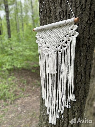 Макраме панно «Светличка» 40х80см