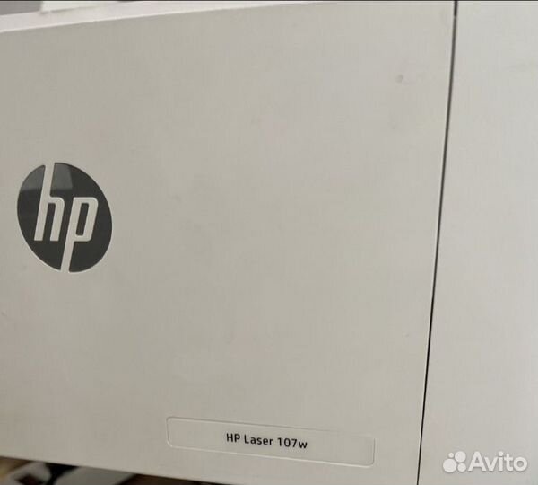 Лазерный принтер HP 107w прошит заправлен