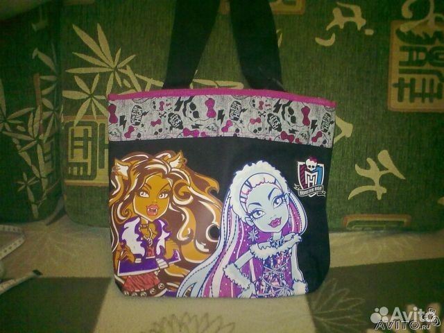 Сумка Школа Монстров прямоугольная