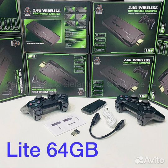 12000 игр Game stick lite 64 gb 4 Sony Segy Dendy