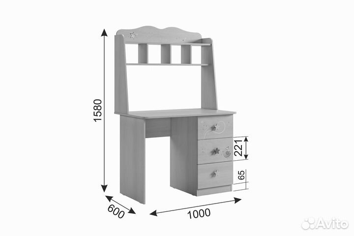 Стол письменный Чудо новый