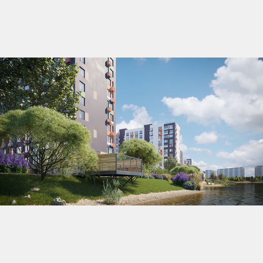 2-к. квартира, 61,4 м², 9/17 эт.