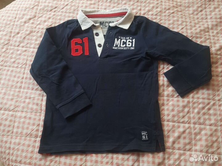 Трикотаж разный, Поло лонгслив mothercare 104