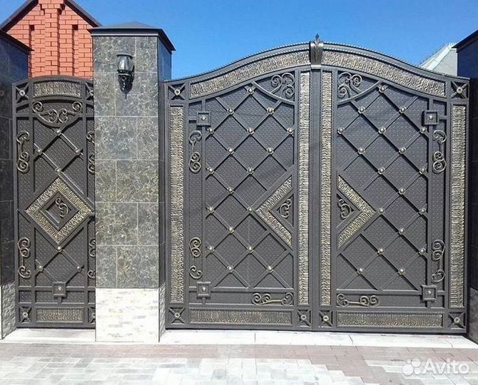 Ворота кованые