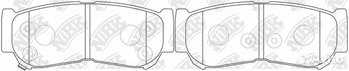 Колодки тормозные hyundai H-1 01/santa FE (CM)