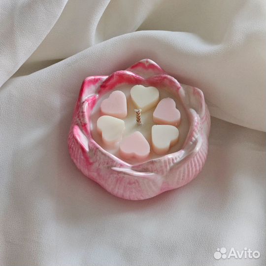 Ванны Клеопатры - ароматическая свеча - лотус