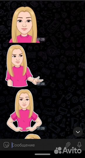 Перенос стикеров vmoji из вк в Telegram