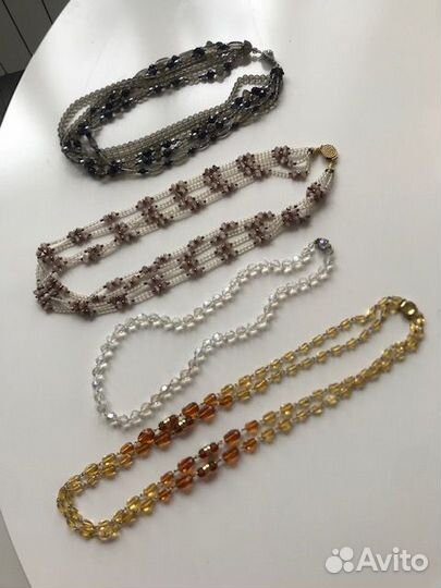 Бусы чешское стекло СССР