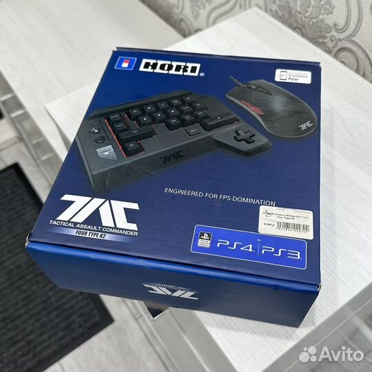 Клавиатура и мышь PS4 Hori TAC K2 / Как новый