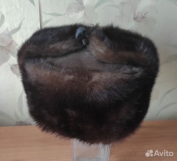 Норковая шапка мужская