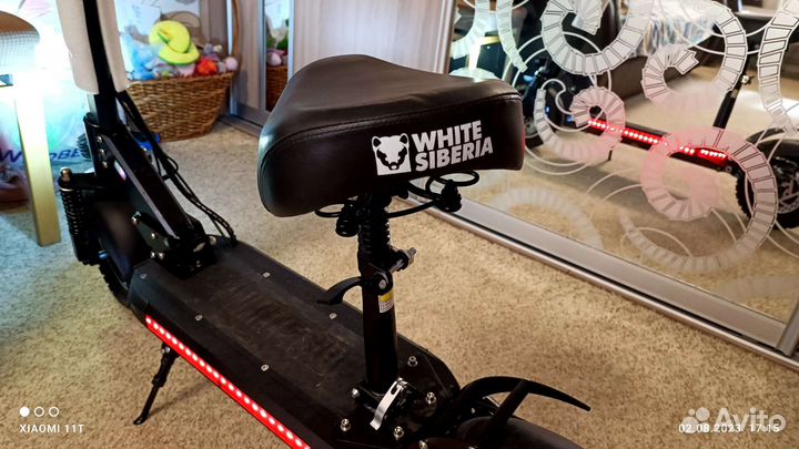 Электросамокат white siberia luna 800W