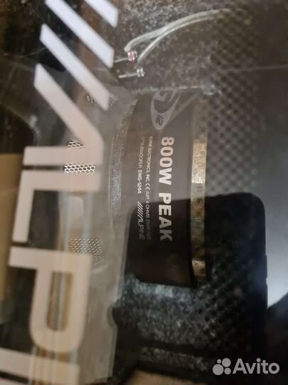 Автомобильный сабвуфер алпайн