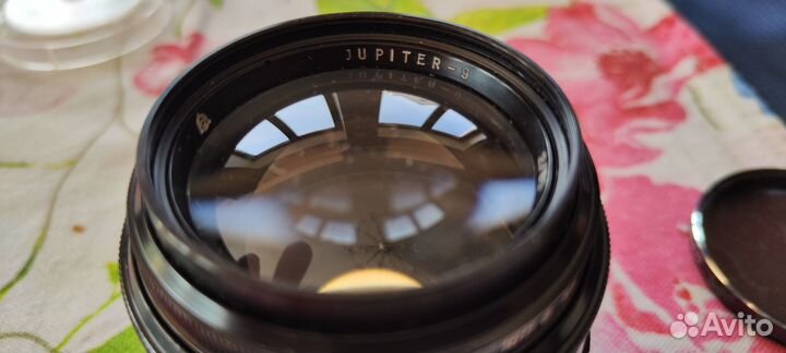 Объектив Юпитер 9 85 1, градиентный фильтр, бленда