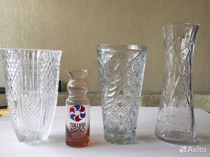 Ваза СССР, стекло, хрусталь