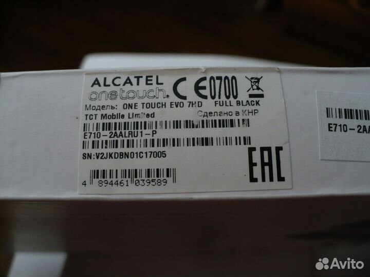 Планшет Alcatel One Touch Evo 7 HD На запчасти
