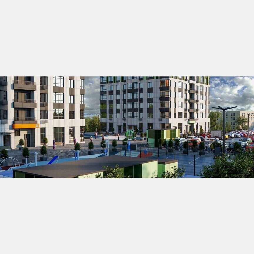 2-к. квартира, 73,7 м², 8/23 эт.