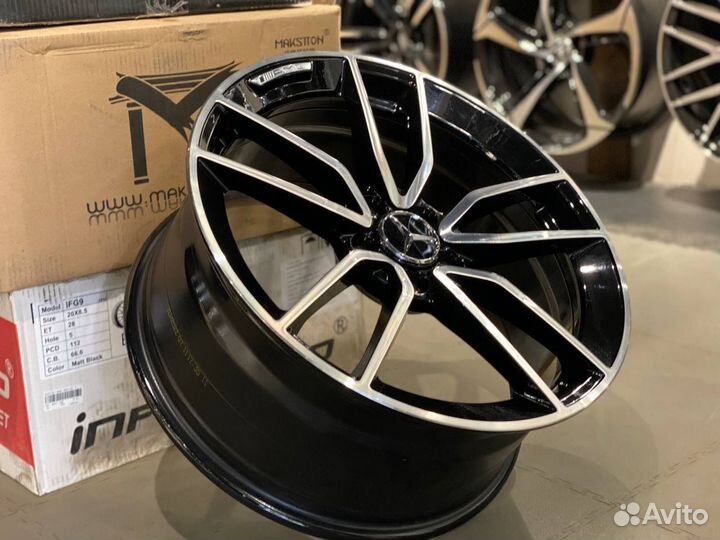 Литые диски R19 5x112 разноширокие Mercedes E C S