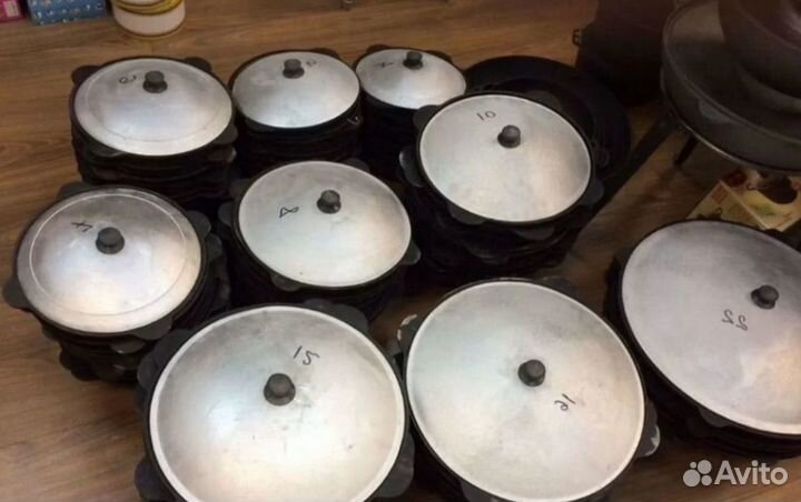 Казан чугунный узбекский наманганский 3-110л Ялта