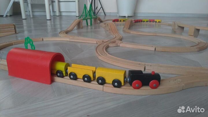 Деревянная железная дорога IKEA