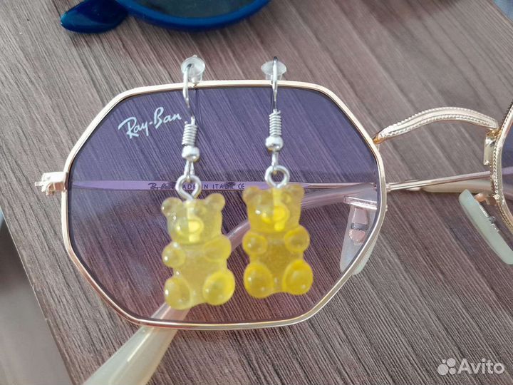 Серёжки медведи