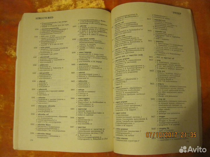 Словарь по программированию на анг.нем.фран.рус