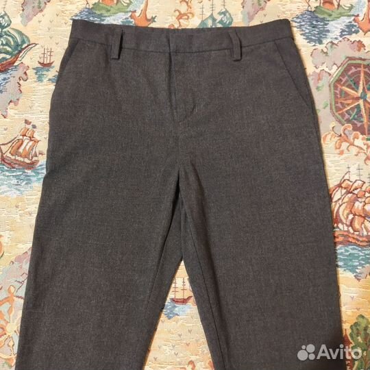Брюки серые