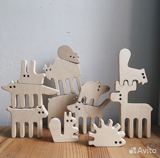 Развивающие игрушки наборы для детей из дерева