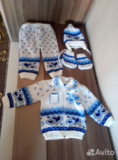 Детский теплый костюм