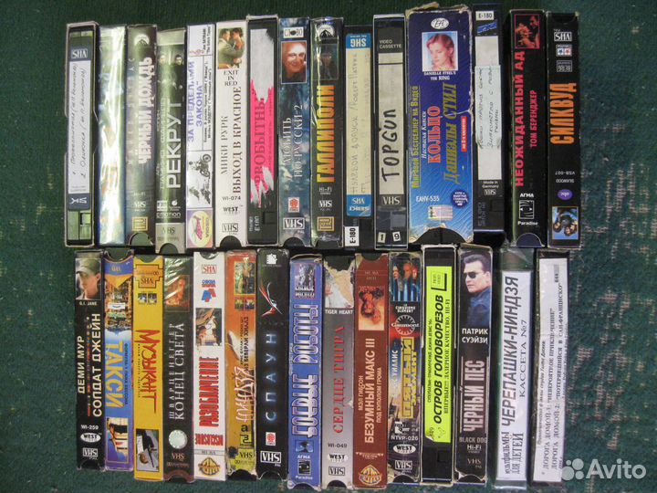 Продам видеокассеты с фильмами