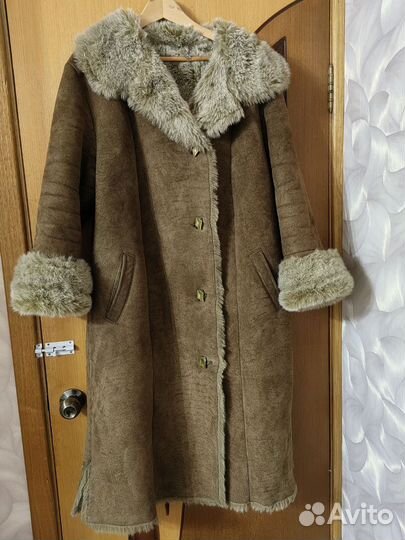 Дублёнка женская тёплая 52-54