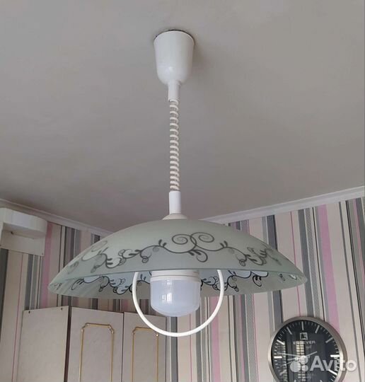 Светильник потолочный подвесной бу
