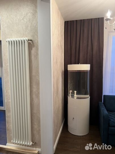 Аквариум с тумбой цилиндрический