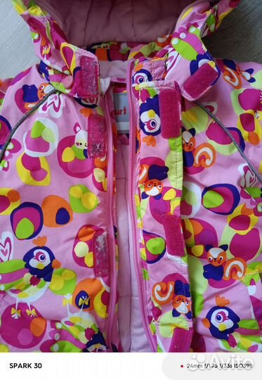 Зимний комбинезон для девочки 80