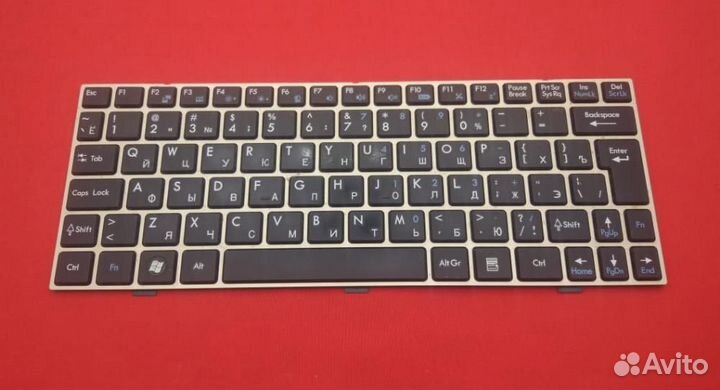 Клавиатура для ноутбука MSI U135, U135DX, U160 чер