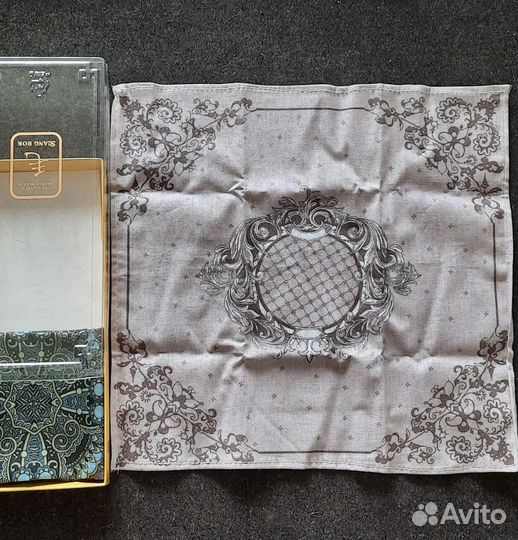 Подарочный набор 2-х носовых платков, Корея