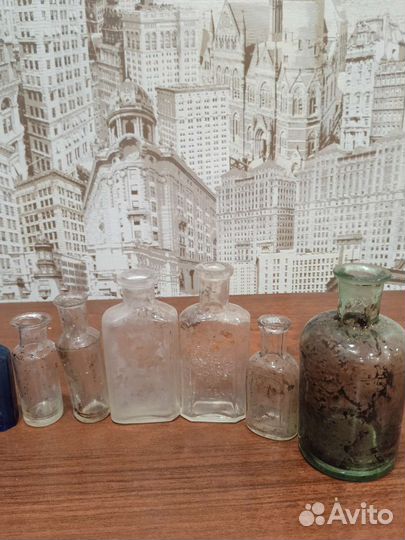 Старинные бутылки