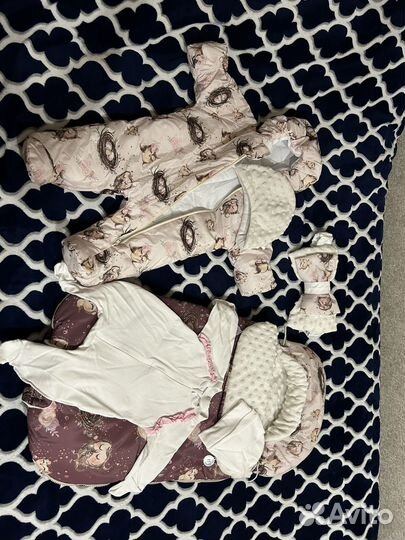 Конверт на выписку для девочки новый