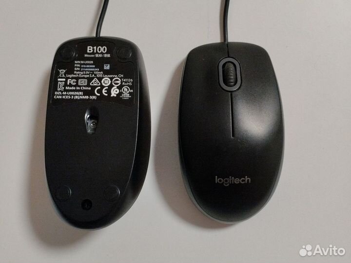 Компьютерная мышь Logitech B100