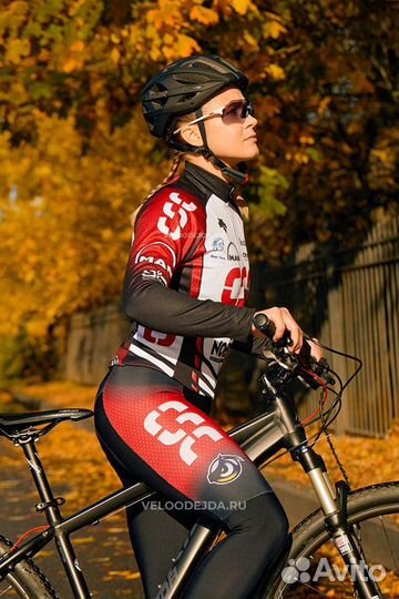 Утепленная джерси CSC team Велоодежда демисезонная