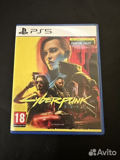 Cyberpunk 2077 phantom liberty PS5 диск