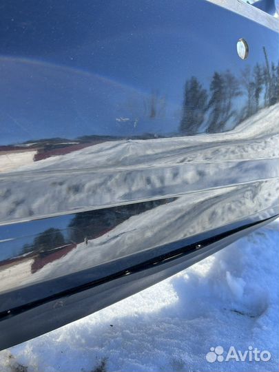 Задний бампер hyundai solaris 2016