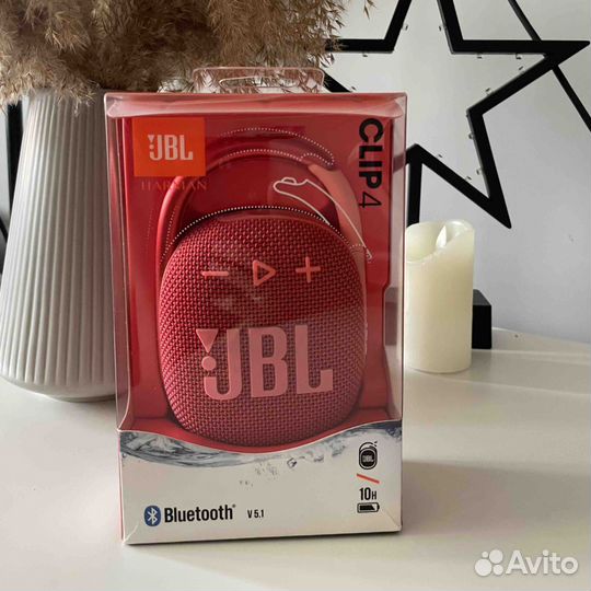 JBL Clip 4 Red (оригинал. гарантия)