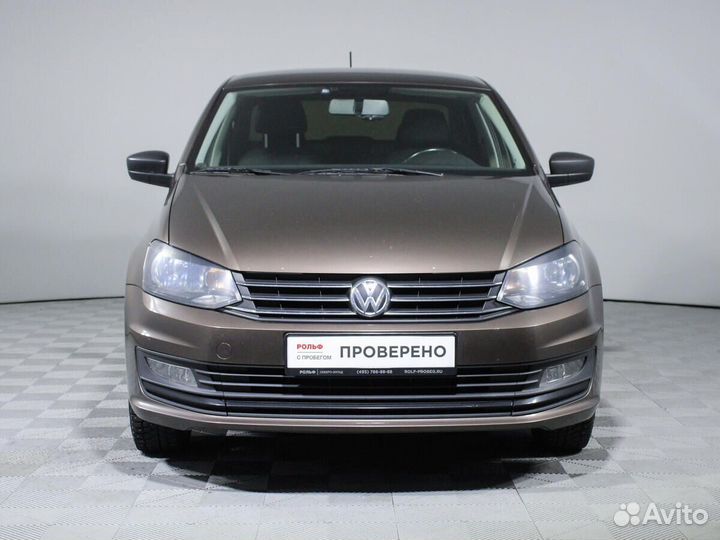 Volkswagen Polo 1.6 AT, 2016, 98 405 км