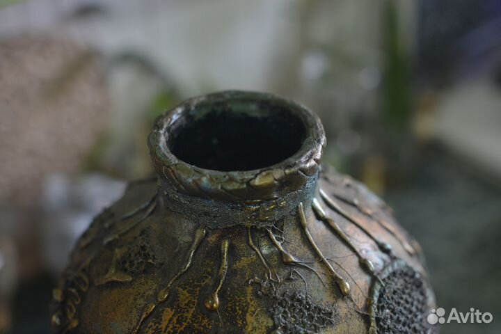 Ваза декоративная, ручная работа