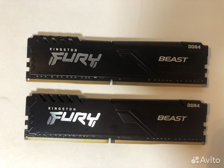 Оперативная память ddr4 kingston hyperx 16гб