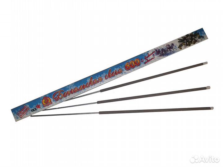 Бенгальские свечи 60 сантиметров горение 5 минут