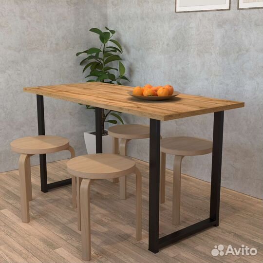 Кухонный стол в стиле лофт