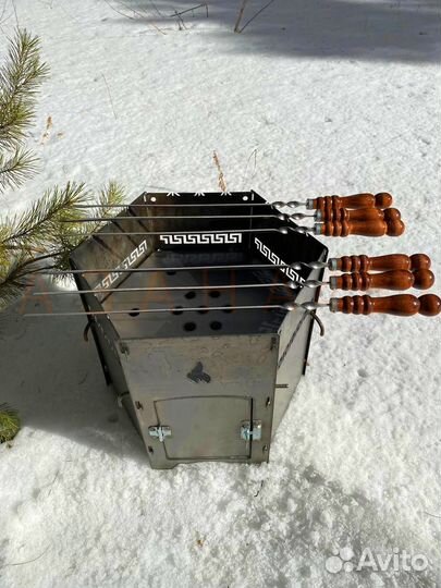 Печь для казана четыре в одном